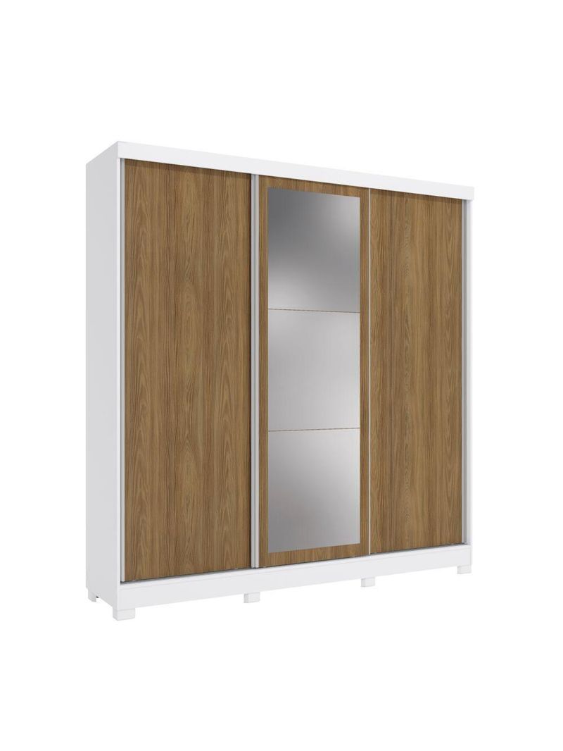 Guarda-roupa Casal  3 Por Rev De Correr 3 Espelhos 4 Gav
