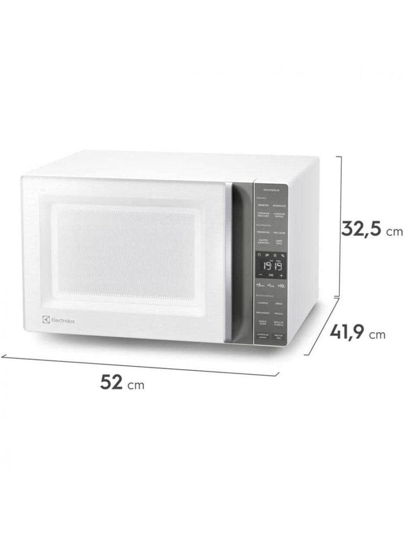 Micro-Ondas Eletrolux Bancada Efficient 36L Branco 127V