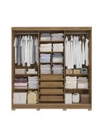 Guarda-roupa Casal  3 Por Reversiveis De Correr 3 Esp 4 Gav