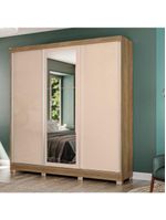 Guarda-roupa Casal  3 Por Reversiveis De Correr 3 Esp 4 Gav