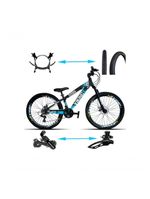 Bicicleta Viking Aro 26 Tuffx25/30 Vmaxx Freio Hidráulico 21v Preto Azul
