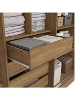 Guarda-roupa Casal  3 Por Reversiveis De Correr 3 Esp 4 Gav