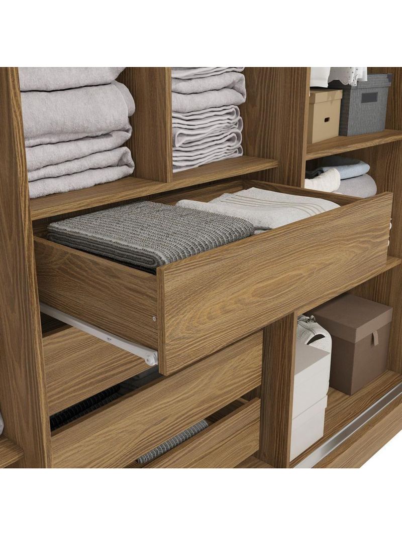 Guarda-roupa Casal  3 Por Reversiveis De Correr 3 Esp 4 Gav