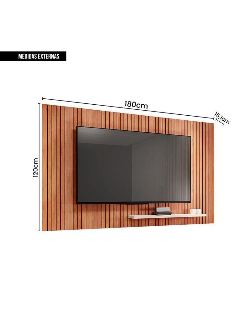 Painel Para Tv's Até 70 Polegadas Sun Marrom Caemmun