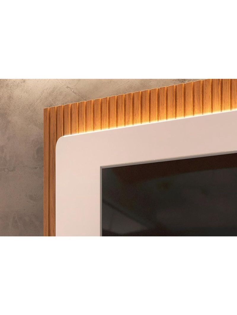 Painel Home Para Tv Até70" Treviso Ripado 100% Mdf Dj Móveis