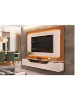 Painel Home Para Tv Até70" Treviso Ripado 100% Mdf Dj Móveis