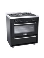 Fogão 5 Bocas Venax Temis A Gas Mesa De Inox Preto 220V