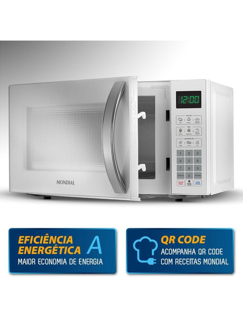 Micro-ondas 21l Mondial Mo-01-21-w 220v/60hz