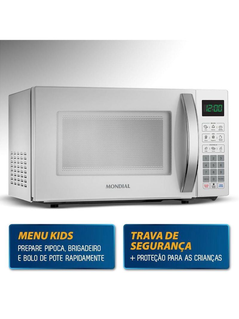 Micro-ondas 21l Mondial Mo-01-21-w 220v/60hz