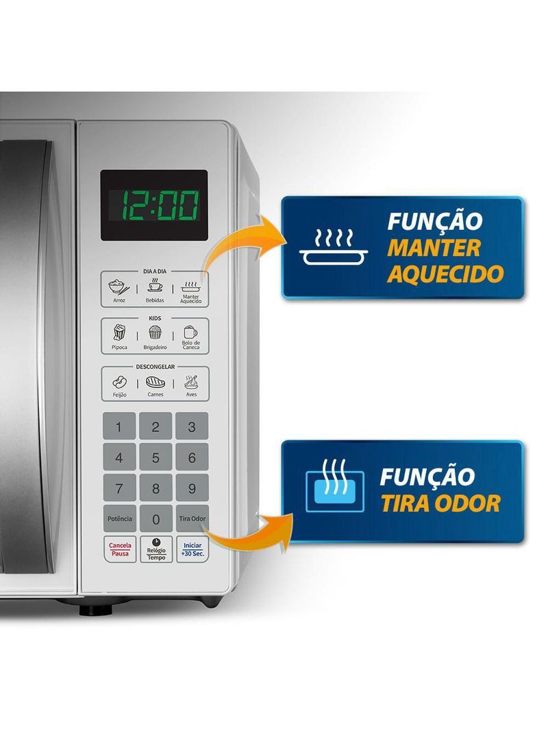 Micro-ondas 21l Mondial Mo-01-21-w 220v/60hz
