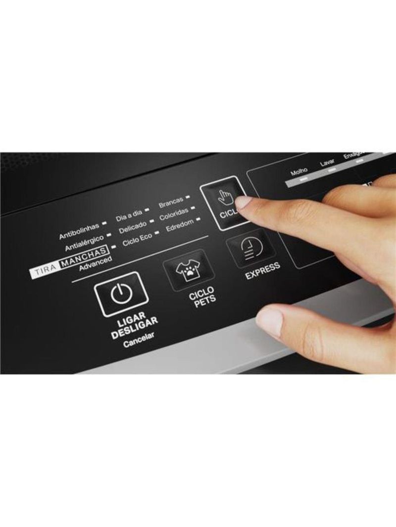 Lavadora Brastemp 17kg Cinza Platinum 110v Bw17ltahbr