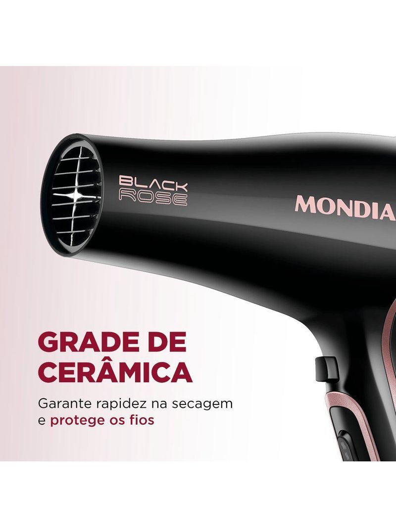 Secador De Cabelos Black Gold Scn-02 127v/60hz