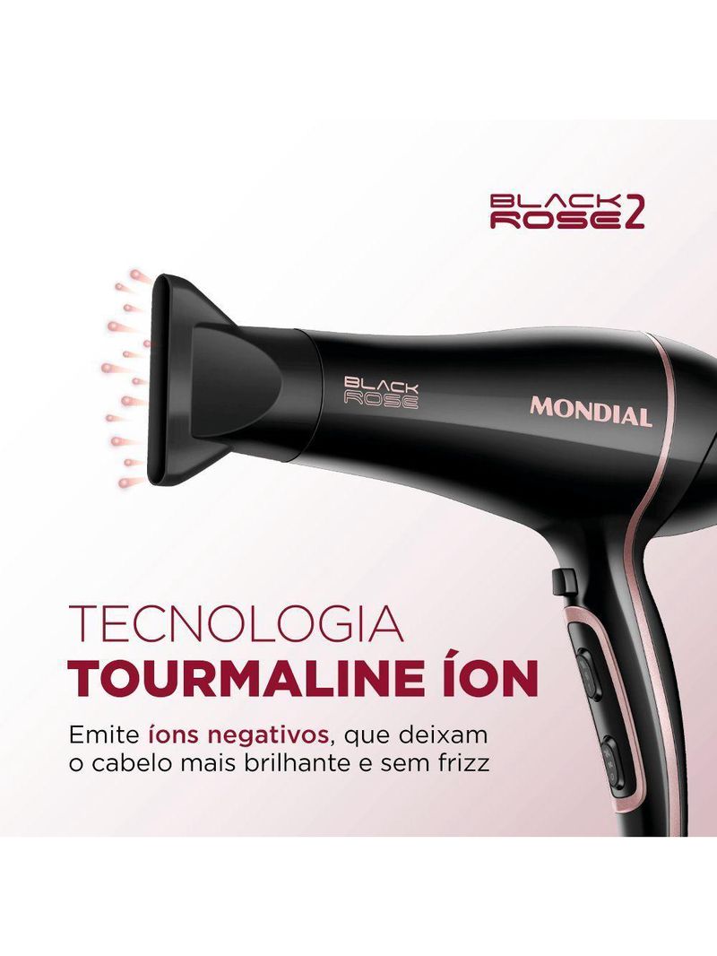 Secador De Cabelos Black Gold Scn-02 127v/60hz