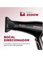 Secador De Cabelos Black Gold Scn-02 127v/60hz