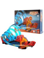 Pista De Corrida Multikids Br1019 Extreme Action Track Set 360º 24 Peças Azul