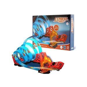 Pista De Corrida Multikids Br1019 Extreme Action Track Set 360º 24 Peças Azul
