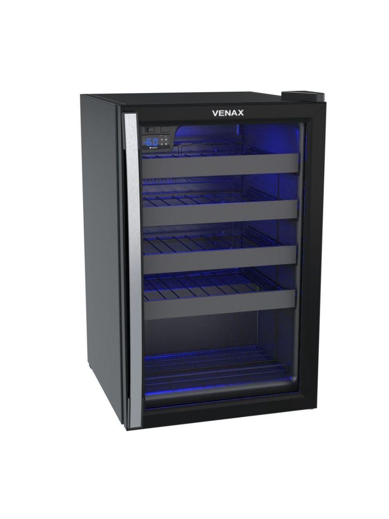 Adega Climatizada Venax Piubella 100 – 82L | 24 Garrafas | Preto | 220V
