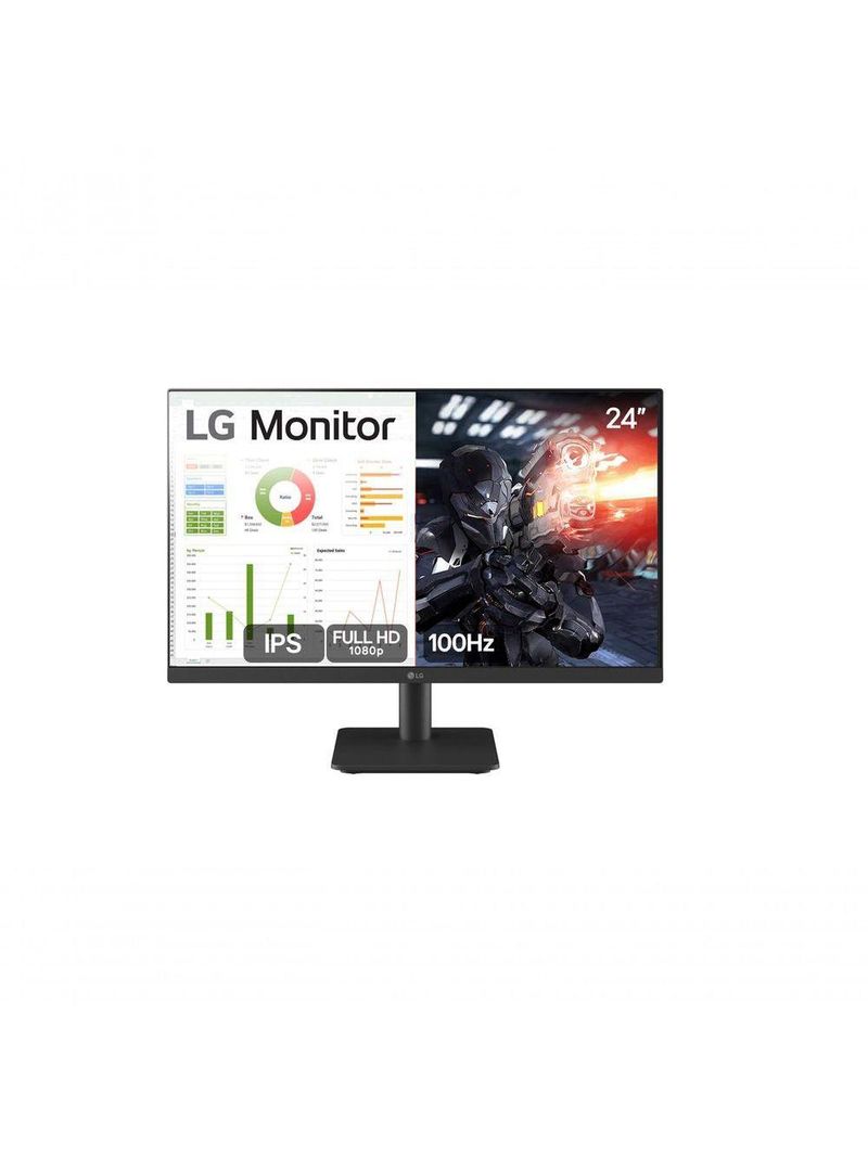 Monitor LG 24” IPS Full HD 100Hz HDMI Ajuste de Inclinação 24MS500-B