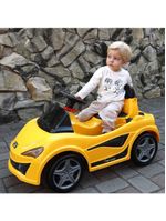 Carrinho De Passeio Infantil Mc Laram Amarelo Alça Segurança