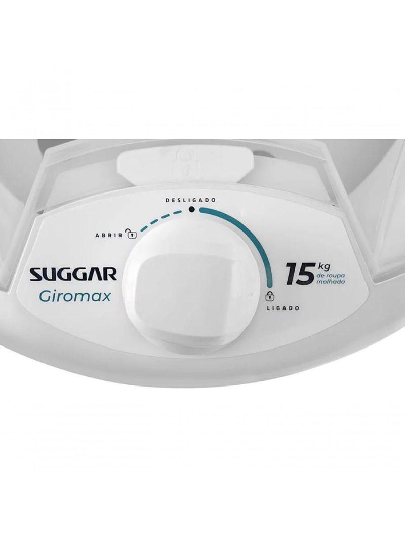 Centrifuga De Roupa Suggar 15kg Branco 220V