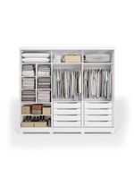 Guarda-Roupa Casal Kappesberg C/Pés 3 Portas 8 Gavetas