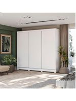 Guarda-Roupa Casal Kappesberg C/Pés 3 Portas 8 Gavetas