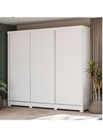 Guarda-Roupa Casal Kappesberg C/Pés 3 Portas 8 Gavetas