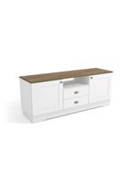 Rack Kappesberg 2 Portas 2 Gavetas Branco Carb