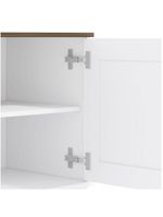 Rack Kappesberg 2 Portas 2 Gavetas Branco Carb