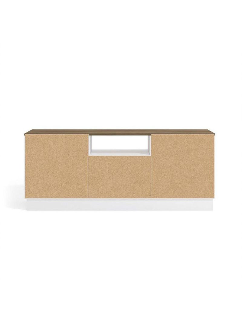 Rack Kappesberg 2 Portas 2 Gavetas Branco Carb