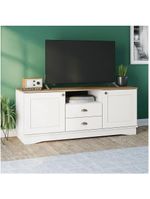 Rack Kappesberg 2 Portas 2 Gavetas Branco Carb