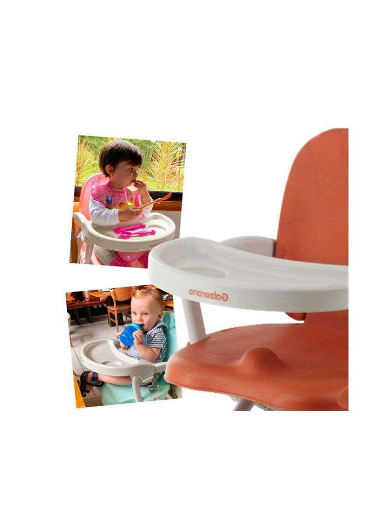 Cadeira De Alimentação Portátil Galzerano Assento Elevatorio Vic 5095 Terracota