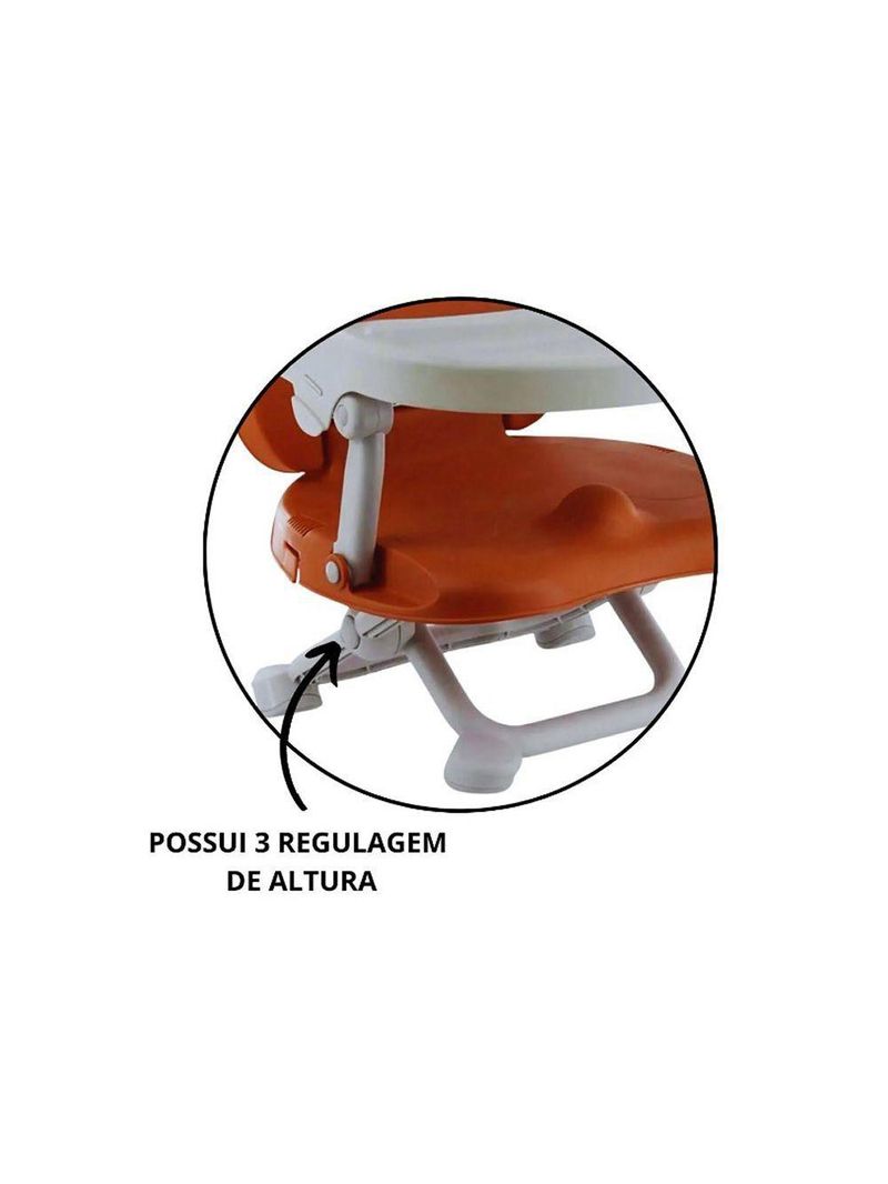 Cadeira De Alimentação Portátil Galzerano Assento Elevatorio Vic 5095 Terracota