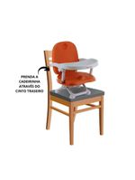 Cadeira De Alimentação Portátil Galzerano Assento Elevatorio Vic 5095 Terracota