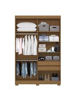 Guarda Roupa Casal 2030240 Atacama Areia E Armário Multiuso New 2000192 Atacama - Aramóveis