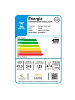 Geladeira Frost Free Duplex 473L Inverter Flexi-volt Midea Inox Bivolt