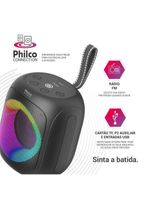 Speaker Philco PBS30 Flash Lights Bluetooth 30W Bivolt