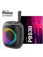 Speaker Philco PBS30 Flash Lights Bluetooth 30W Bivolt