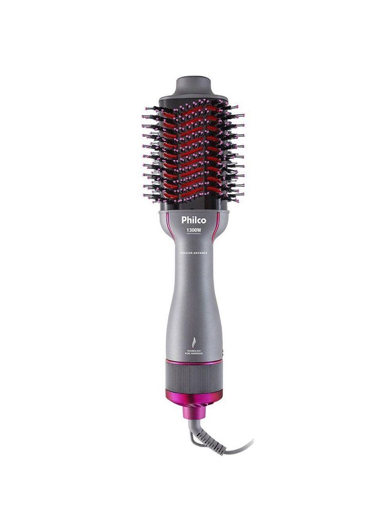 Escova Secadora Philco Advance 4 em 1 1300W PES25SR Cinza/Rosa Bivolt
