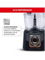 Multiprocessador Arno Multichef 700W Preto MP72 110V