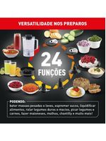 Multiprocessador Arno Multichef 700W Preto MP72 110V