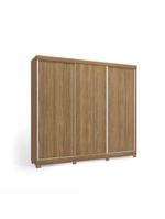 Guarda-roupa Casal Mdf Kappesberg C/pés 3 Portas 8 Gavetas