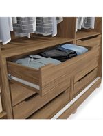 Guarda-roupa Casal Mdf Kappesberg C/pés 3 Portas 8 Gavetas