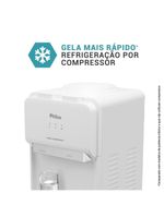 Bebedouro Philco PBE11 20 Litros Água Natural E Gelada Branca 220V