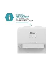 Bebedouro Philco PBE11 20 Litros Água Natural E Gelada Branca 220V