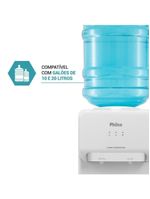 Bebedouro Philco PBE11 20 Litros Água Natural E Gelada Branca 220V