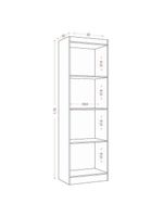 Guarda-Roupa Casal Nápole 2045149 e Armário Multiuso New 2000192 Atacama Off White – Aramóveis