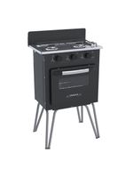 Fogão Portátil 2 Bocas Venax Gemini Vetrô – Gás GLP | Preto Fosco