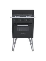 Fogão Portátil 2 Bocas Venax Gemini Vetrô – Gás GLP | Preto Fosco