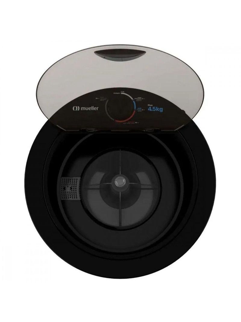 Lavadora Semiautomática 45 Kg Plus - Mueller Preto 127 V
